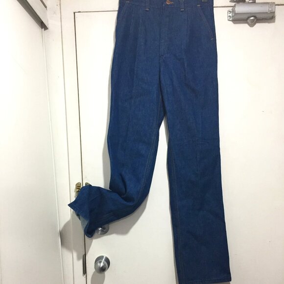 VINTAGE WRANGLER HIGH RISE JEANS SIZE 30X34 - Picture 7 of 13